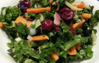 Crunchy Kale Slaw with a Tangy Dressing Recipe