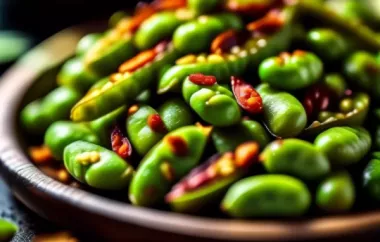 Crunchy Roasted Edamame with a Spicy Kick