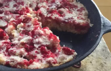 Crustless Cranberry Pie