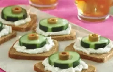 Cucumber and Olive Appetizers