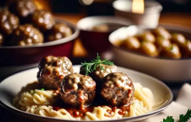 Dale's Swedish Meatballs: A Classic Scandinavian Delight