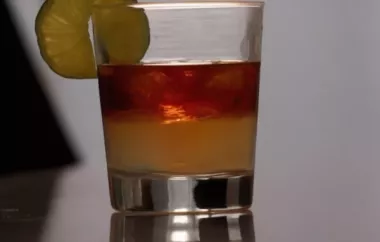 Dark n' Stormy Ginger Cocktail