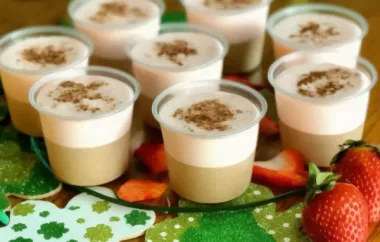 Decadent and Boozy Chocolate Strawberry Baileys Pudding Shots Recipe