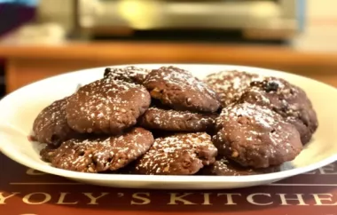 Decadent and Delicious Air Fryer Triple Chocolate Oatmeal Cookies Recipe