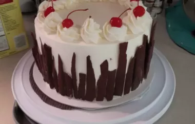 Decadent and Delicious Black Forest Cake