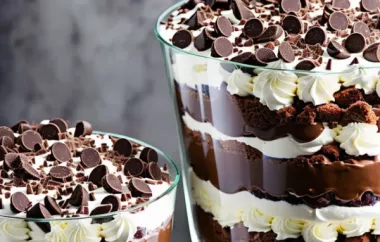 Decadent and Delicious Chocolate Trifle Recipe