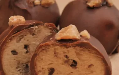 Decadent and Delicious Easy Chocolate Chip Cookie Dough Truffles Recipe