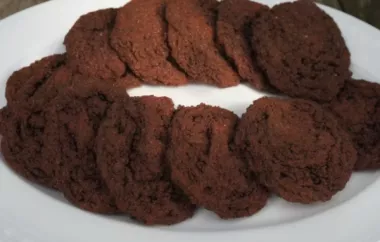 Decadent and Easy Gluten-Free Double Chocolate Cookies