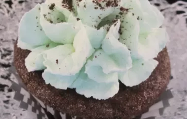 Decadent and Refreshing Mint Devil's Food Cupcakes Recipe