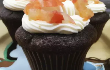 Decadent and Rich Chocolate Stout Cupcakes with Sweet Maple Bacon Frosting