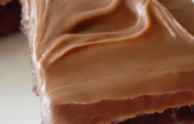 Decadent and Rich Texas Chocolate Frosting Recipe