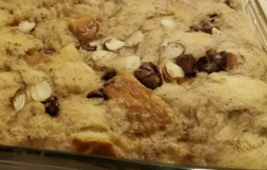 Decadent Chocolate Almond Bread Pudding Recipe