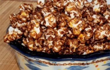 Decadent Chocolate Almond Popcorn Recipe