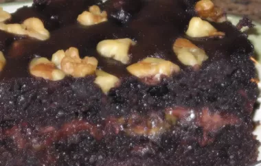 Decadent Chocolate Caramel Nut Cake