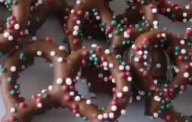 Decadent Chocolate Covered Pretzels for a Sweet and Salty Treat