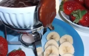 Decadent Chocolate Fondue with an African Twist