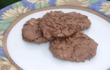Decadent Chocolate Macaroons Recipe
