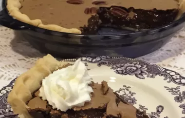 Decadent Chocolate Pecan Pie Recipe