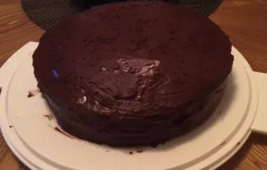 Decadent Chocolate Walnut Cake Recipe