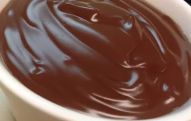 Decadent Dairy-Free Chocolate Pudding Recipe