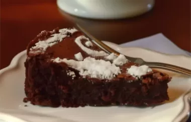 Decadent French Chocolate Cake Recipe