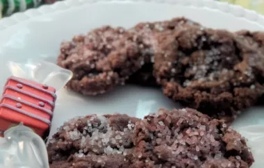 Decadent Gluten-Free Double Chocolate Peppermint Cookies