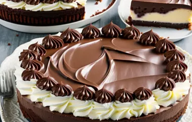Decadent Irish Cream Chocolate Cheesecake Recipe