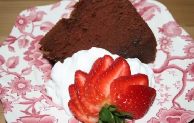 Decadent Rich Chocolate Pound Cake