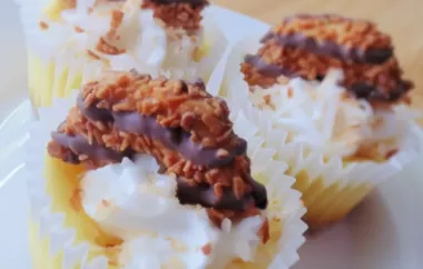 Decadent Samoa Cheesecake Cupcakes Recipe