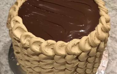 Decadent Three Layer Chocolate Cake with Irish Coffee Frosting