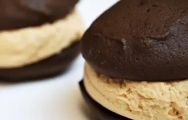 Decadent Whoopie Pies with a Peanut Butter Twist