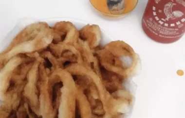 Deep-Fried Crispy Onion Rings Recipe