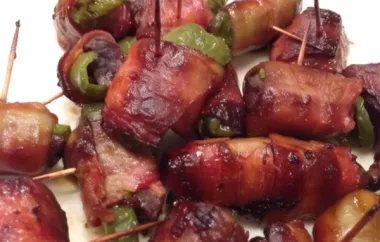 Deer Poppers - An Irresistible Appetizer for Game Lovers