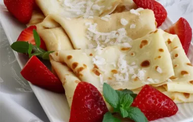 Delicate and romantic Love Letter Crepes