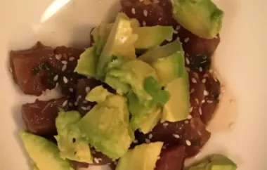 Delicious Ahi Tuna Poke Recipe