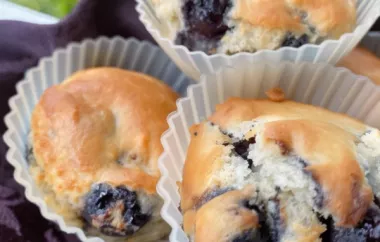 Delicious Air Fryer Blueberry Muffins Recipe