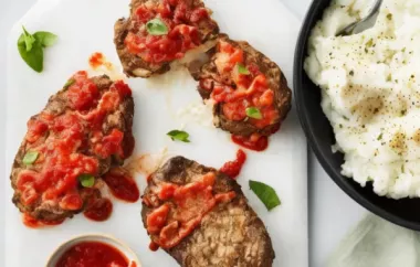 Delicious Air Fryer Cheese Stuffed Mini Italian Meatloaves