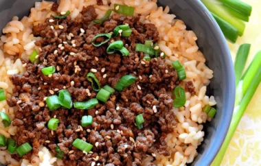 Delicious American Beef and Rice Bowl Recipe
