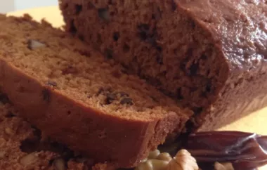 Delicious American Date and Walnut Loaf Cake Recipe