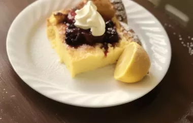 Delicious American Dutch Baby Pancake Recipe