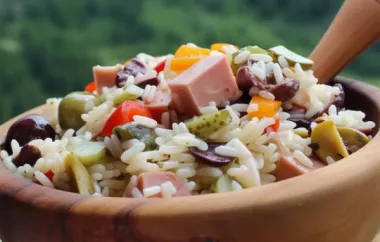 Delicious American Rice Salad Recipe