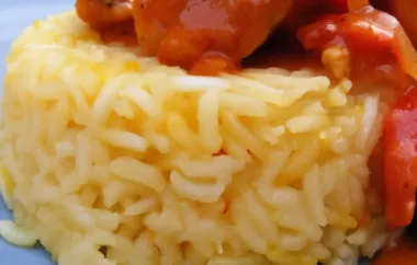 Delicious American Saffron Rice Recipe