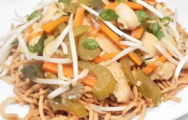 Delicious American Style Chicken Chow Mein Recipe