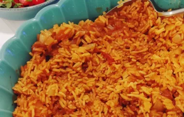 Delicious American-style Mexican Rice Recipe