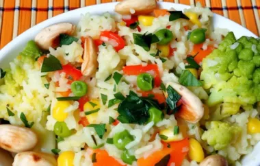 Delicious American-Style Vegetable Rice Recipe