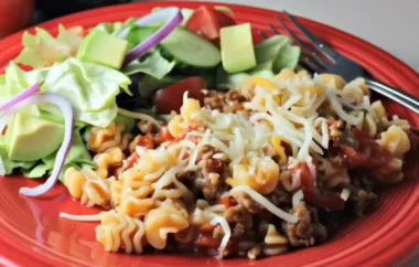 Delicious Americanized Mostaccioli Recipe