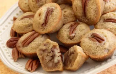Delicious and Bite-sized Mini Pecan Pie Muffins