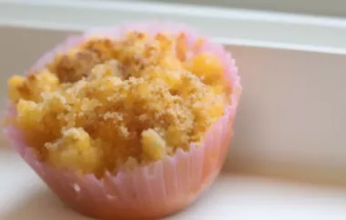Delicious and Cheesy Mac and Cheese Muffins Recipe