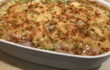 Delicious and Cheesy Scalloped Potatoes with Tender Ham