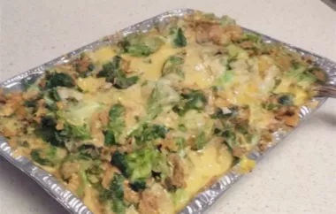 Delicious and Cheesy Thanksgiving Broccoli Casserole Recipe